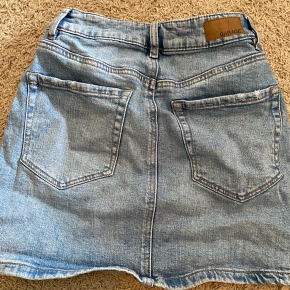 ripped jean skirt - Picture 2 of 2